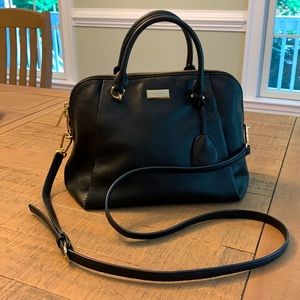 KATE SPADE black satchel purse